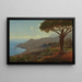 Vue sur Funchal à Madère - Johan Fredrik Eckersberg — inramlat konstverk på väggen
