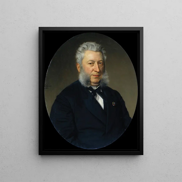 Jan Jacob Lodewijk ten Kate 1818-89 Poet - Johan Heinrich Neuman — inramlat konstverk på väggen