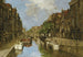 Le Spuiwater och Delftsche Vaart, Rotterdam - Johan Hendrik van Mastenbroek — vy av konstverket