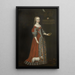 Beata Brahe 1599-1617 grevinna - Johan Johansson Werner — inramlat konstverk på väggen