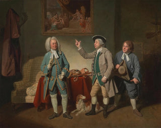 Johan Joseph Zoffany - Edward Shuter John Beard and John Dunstall in Isaac Bickertons Love in a Village.webp