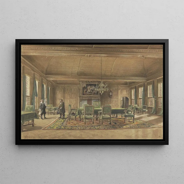 Johan Paul Constantinus Grolman - De Gedeputeerdenraad in het Provinciehuis te Groningen.webp