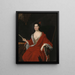 Katarina Opalinski 1680–1749 - Johan Starbus — inramlat konstverk på väggen