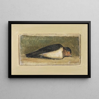 Johan Thomas Lundbye - Study of a Dead Swallow.webp