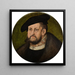 Johann le Constant, Elector av Sachsen - Lucas Cranach den äldre — inramlat konstverk på väggen