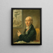 Portrait de Pierre-François-Charles Augereau 1757-1816 maréchal de France duc de Castiglione - Johann Julius Heinsius — inramlat konstverk på väggen