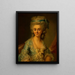 Portrait d'Élisabeth Collineau-Pelletreau - Johann Julius Heinsius — inramlat konstverk på väggen