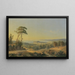 Vue sur la baie de Pouzzoles - Johann Rudolf Buhlmann — inramlat konstverk på väggen