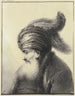 en äldre man med skägg och turban med två långa fjädrar i profil till vänster - Johann Andreas Benjamin Nothnagel — vy av konstverket