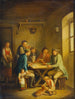 kortspelande bönder - Johann Andreas Herrlein — vy av konstverket