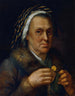 äldre kvinna med en ducat - Johann Baptist Höchle — vy av konstverket