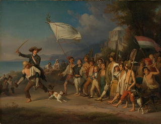 La défense des enfants - Johann Baptist Kirner — vy av konstverket