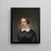 Portrait de Pauline Rogg née Tritscheller - Johann Baptist Laule — inramlat konstverk på väggen