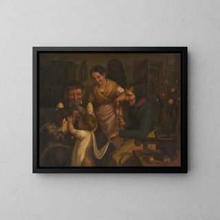 Johann Baptist Laule - St Nicholas Day in the Black Forest.webp