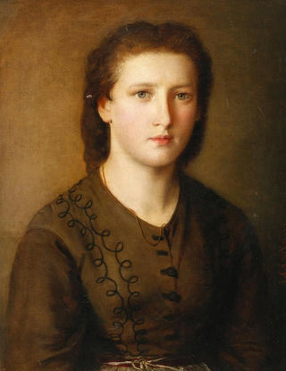 Johann Baptist Reiter - Mdchen im Dirndlkleid.webp