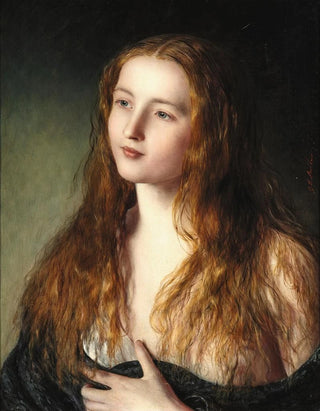 Johann Baptist Reiter - Portrait of a Girl.webp