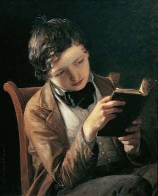 Johann Baptist Reiter - Reading boy.webp