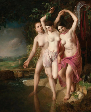 Johann Baptist Reiter - Three Bathers.webp