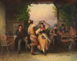 Johann Baptist Wengler - Tanzendes Paar.webp