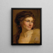Portrait d'une Femme - Johann Baptist von Lampi den äldre — inramlat konstverk på väggen