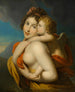 En nymf bär Cupidon över en flod - Johann Baptist von Lampi den äldre — vy av konstverket