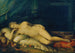 Venus sovande på en vilostol - Johann Baptist von Lampi den yngre — vy av konstverket