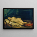 Venus sovande på en vilostol - Johann Baptist von Lampi den yngre — inramlat konstverk på väggen