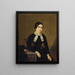 Portrait d'Elisabeth Bierž-Pfister - Johann Bucher — inramlat konstverk på väggen