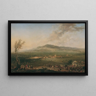 Johann Christian Brand - Laxenburg vom Lusthaus auf der Hanawiese gegen Mdling.webp