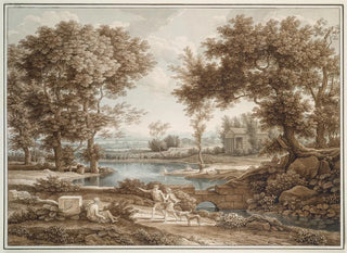 Landskap heroisk - Johann Christian Reinhart — vy av konstverket