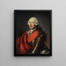 hertig Christian IV av Deux-Ponts - Johann Christian von Mannlich — inramlat konstverk på väggen