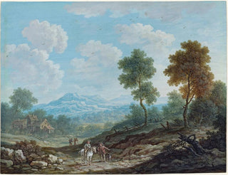 Johann Christoph Dietzsch - Travelers in a Broad Valley.webp