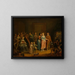 La Nuit de noces - Johann Daniel Bager — inramlat konstverk på väggen