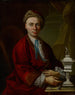 guldsmedens porträtt Johann Friedrich Baer - Johann Daniel Heimlich — vy av konstverket