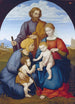 La Sainte Famille avec Élisabeth et Saint Jean-Baptiste enfant - Johann David Passavant — vy av konstverket