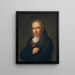 rättslig rådgivare Guillaume Mila - Johann Erdmann Hummel — inramlat konstverk på väggen