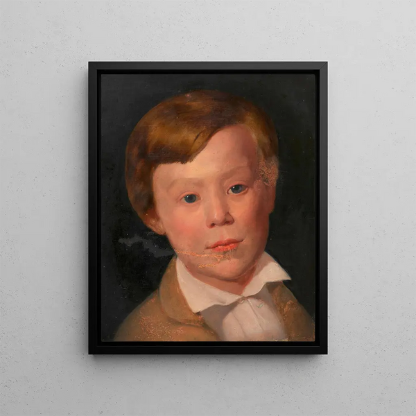 Johann Erlinger - Moritz Staub als Knabe Universittsprofessor der Botanik.webp