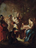 Adoration des Rois - Johann Evangelist Holzer — vy av konstverket