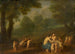 Venus och Adonis kärleksscen - Johann Friedrich Gerhard — vy av konstverket