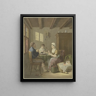 Johann Friedrich Morgenstern - A family saying grace.webp