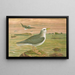 Fulmarus glacialis, petrell fulmar - Johann Friedrich Naumann — inramlat konstverk på väggen