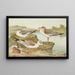 Larus minutus Pall Larus ridibundus Larus melanocephalus - Johann Friedrich Naumann — inramlat konstverk på väggen