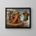 Le Christ échappe aux pharisiens - Johann Friedrich Overbeck — inramlat konstverk på väggen