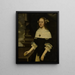 porträtt av Maria Margareta von Holzhausen - Johann Friedrich Trescher — inramlat konstverk på väggen