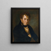 Portrait av en gentleman - Johann Georg Edlinger — inramlat konstverk på väggen
