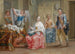 Le couple amoureux dérangé - Johann Georg Platzer — vy av konstverket