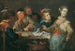 Spelare med kort Ess är trumf - Johann Georg Platzer — vy av konstverket