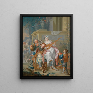 Johann Georg Platzer - Musikgesellschaft im Freien.webp