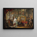 L'Atelier de l'artiste - Johann Georg Platzer — inramlat konstverk på väggen