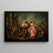 Les plaisirs des saisons Automne - Johann Georg Platzer — inramlat konstverk på väggen
